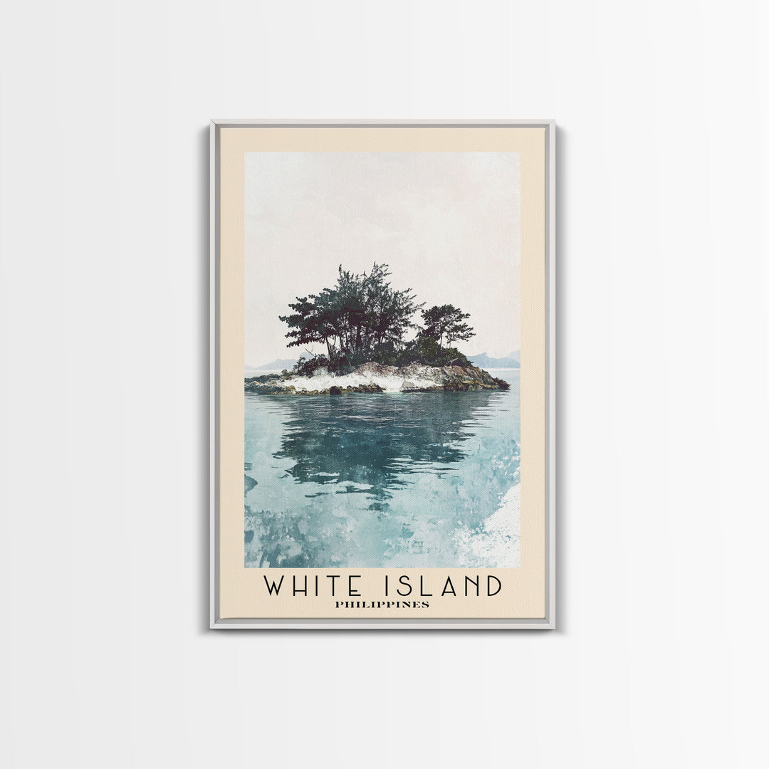 White Island, Philippines Watercolor Print, Vacation Gift, Philippines Wall Art, Vacation Wall Art, Vacatation Memories, Beach Decor, Beach Or Lakehouse Art