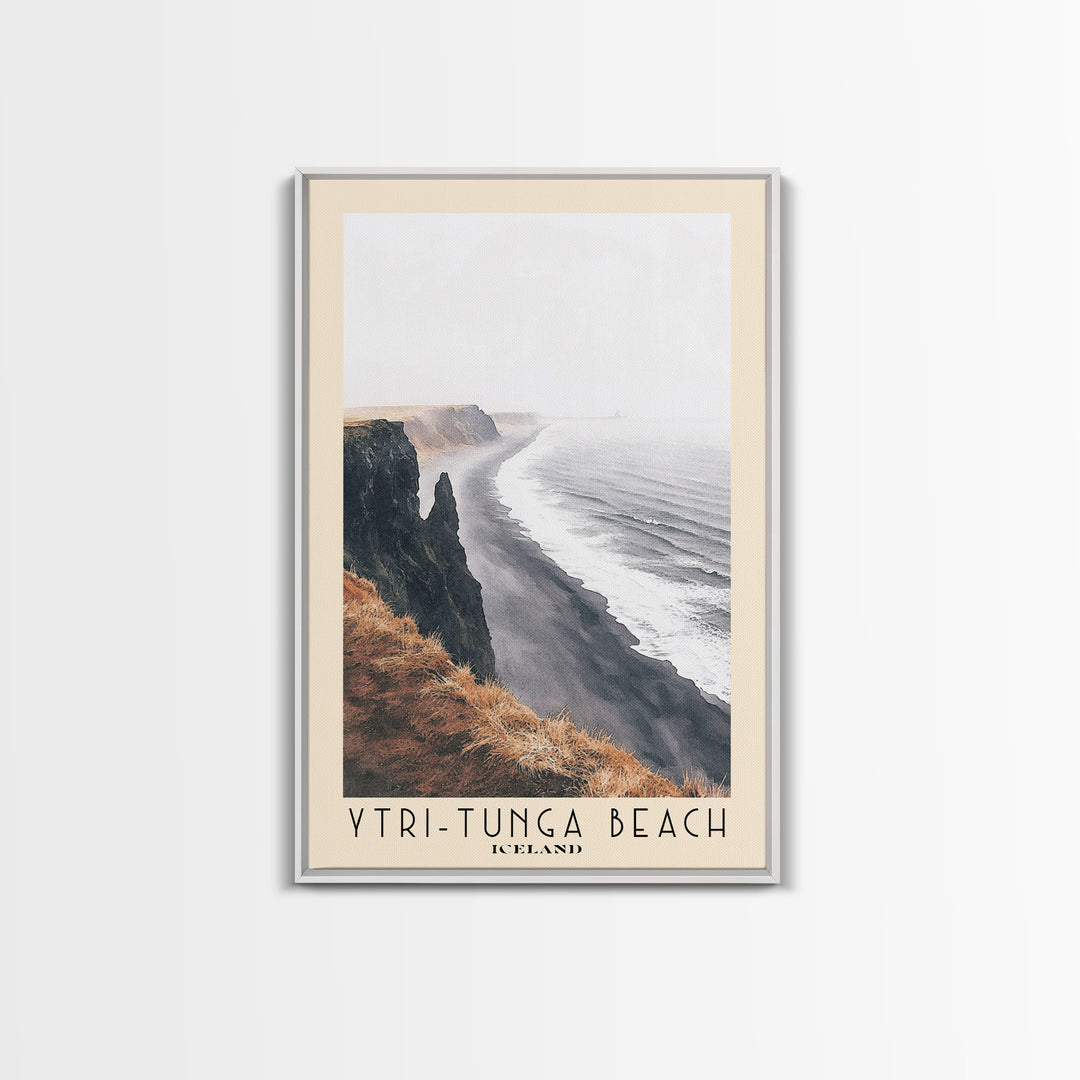 Ytri-Tunga Beach, Iceland Watercolor Print, Vacation Gift, Iceland Wall Art, Vacation Wall Art, Vacatation Memories, Beach Decor, Beach Or Lakehouse Art