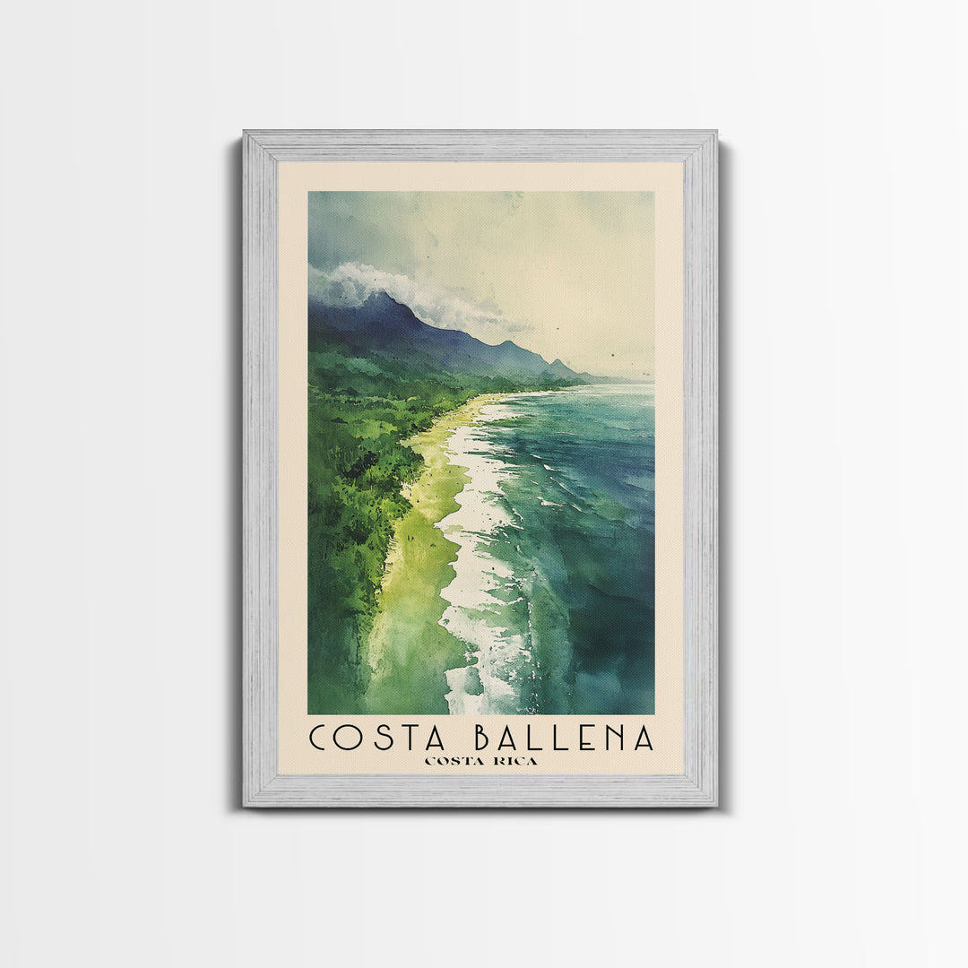 Costa Ballena, Costa Rica Watercolor Print, Vacation Gift, Costa Rica Wall Art, Beach Painting, Beach Decor, Beach Or Lakehouse Art