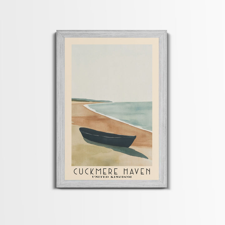 Cuckmere Haven, United Kingdom Watercolor Print, Vacation Gift, United Kingdom Wall Art, Vacation Wall Art, Vacatation Memories, Beach Decor, Beach Or Lakehouse Art