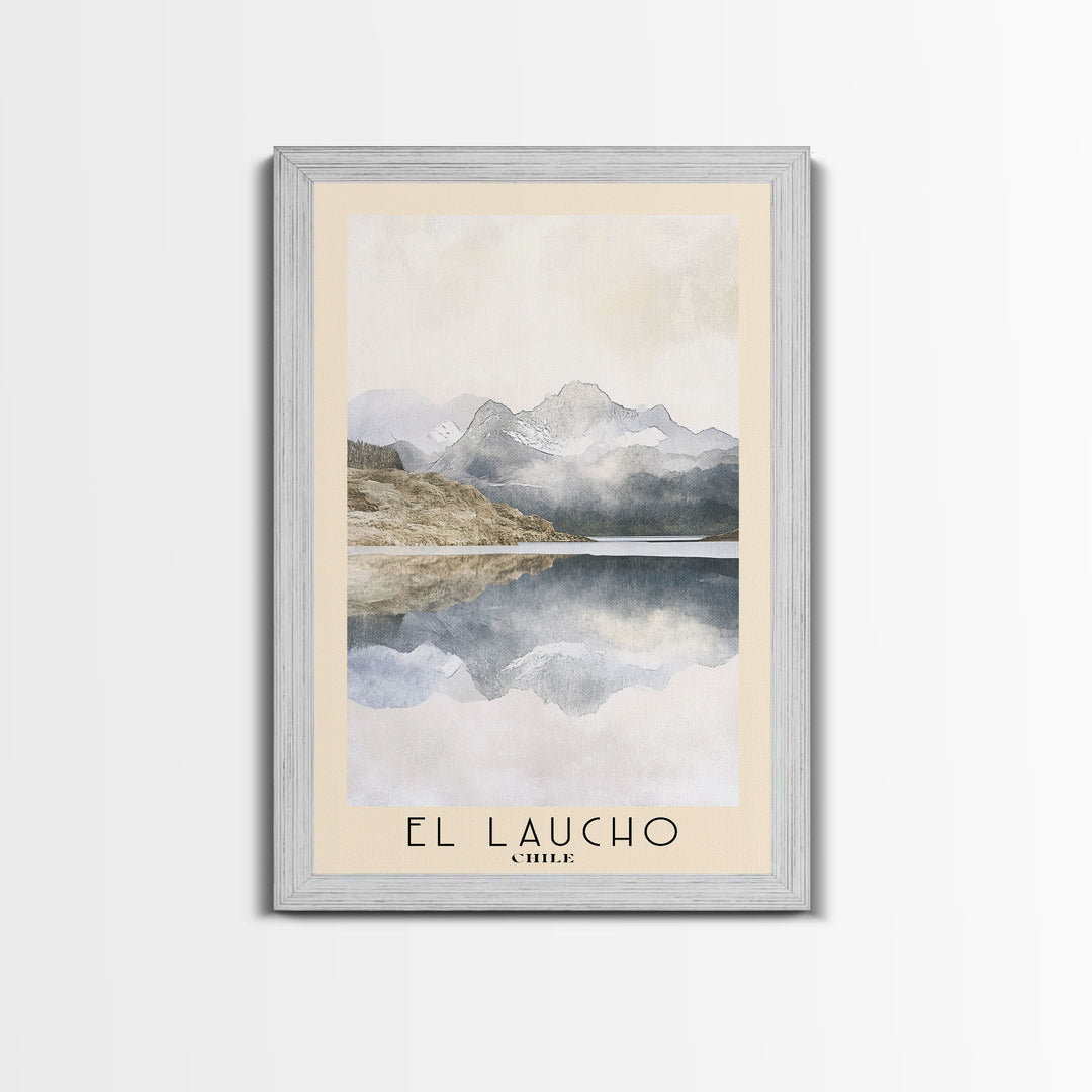 El Laucho, Chile Watercolor Print, Vacation Gift, Chile Wall Art, Beach Painting, Beach Decor, Large Wall Art, Wood Frame Art