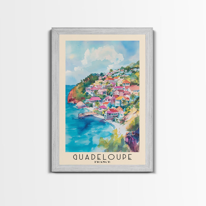 Guadeloupe, France Watercolor Print, Vacation Gift, France Wall Art, Vacation Wall Art, Vacatation Memories, Beach Decor, Beach Or Lakehouse Art