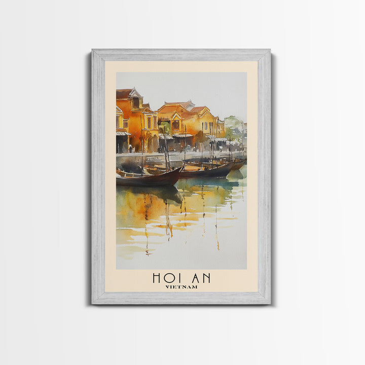 Hoi An, Vietnam Watercolor Print, Vacation Gift, Vietnam Wall Art, Vacation Wall Art, Vacatation Memories, Beach Decor, Beach Or Lakehouse Art