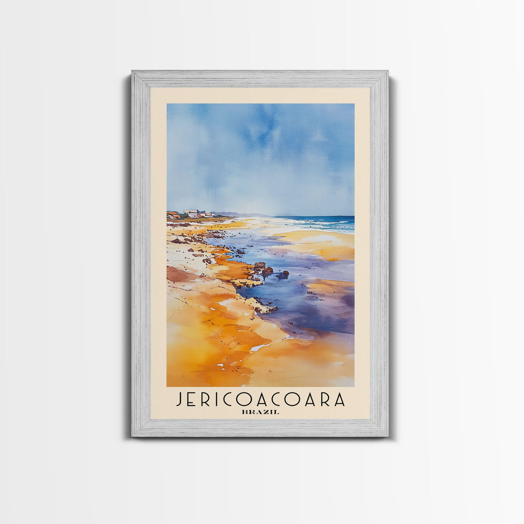 Jericoacoara, Brazil Watercolor Print, Vacation Gift, Brazil Wall Art, Vacation Wall Art, Vacatation Memories, Beach Decor, Beach Or Lakehouse Art