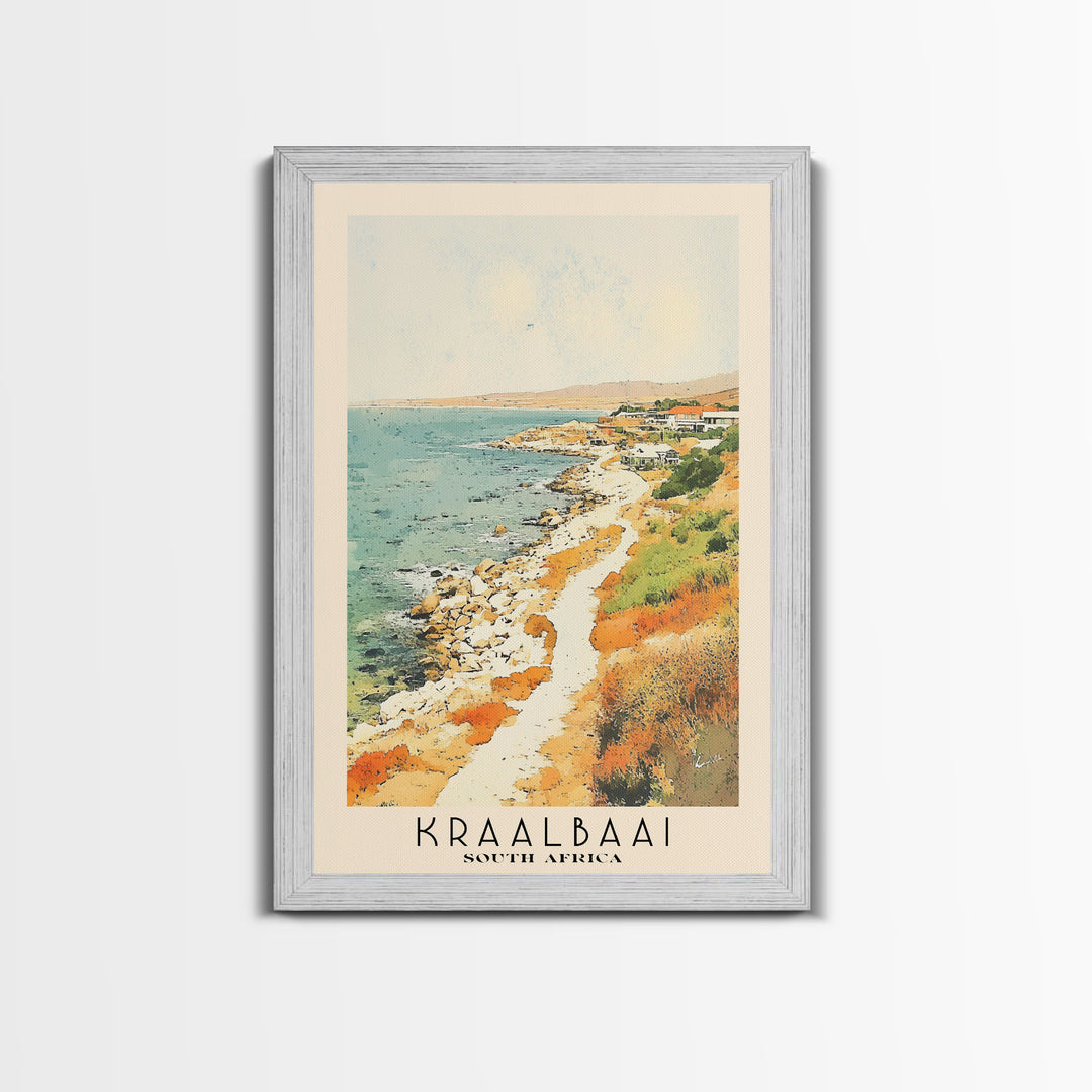 Kraalbaai, South Africa Watercolor Print, Vacation Gift, South Africa Wall Art, Vacation Wall Art, Vacatation Memories, Beach Decor, Beach Or Lakehouse Art