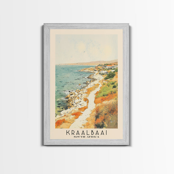 Kraalbaai, South Africa Watercolor Print, Vacation Gift, South Africa Wall Art, Vacation Wall Art, Vacatation Memories, Beach Decor, Beach Or Lakehouse Art