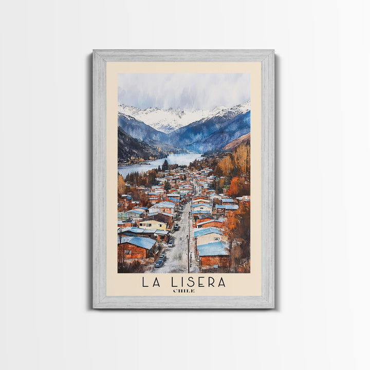 La Lisera, Chile Watercolor Print, Vacation Gift, Chile Wall Art, Beach Painting, Beach Decor, Beach Or Lakehouse Art