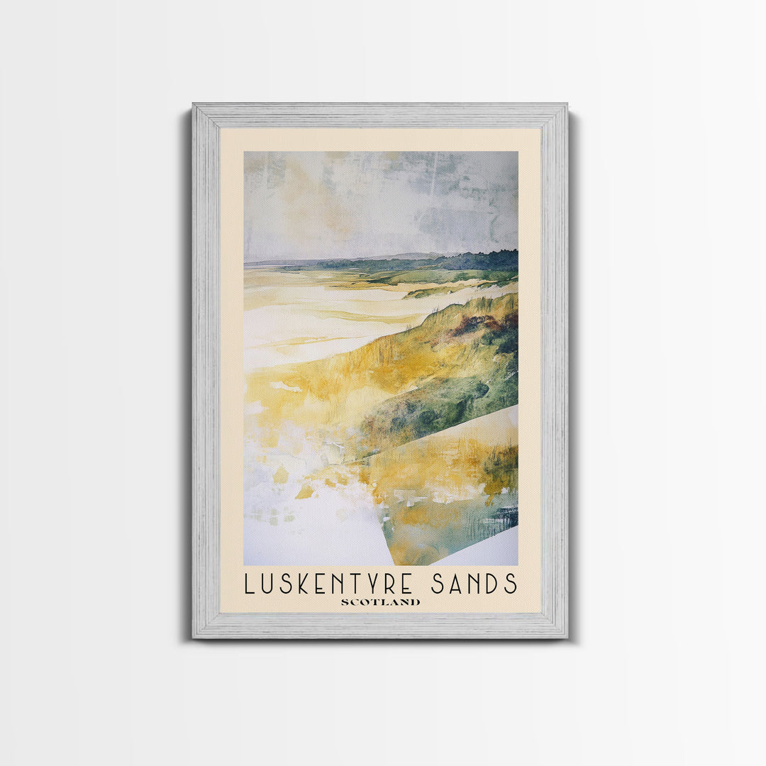 Luskentyre Sands, Scotland Watercolor Print, Vacation Gift, Scotland Wall Art, Vacation Wall Art, Vacatation Memories, Beach Decor, Beach Or Lakehouse Art