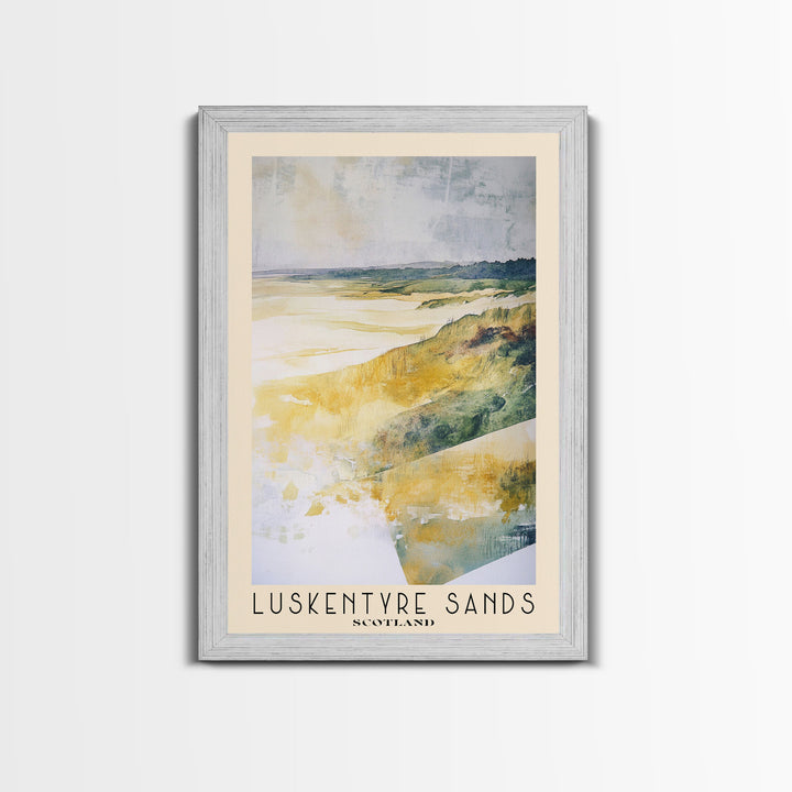 Luskentyre Sands, Scotland Watercolor Print, Vacation Gift, Scotland Wall Art, Vacation Wall Art, Vacatation Memories, Beach Decor, Beach Or Lakehouse Art