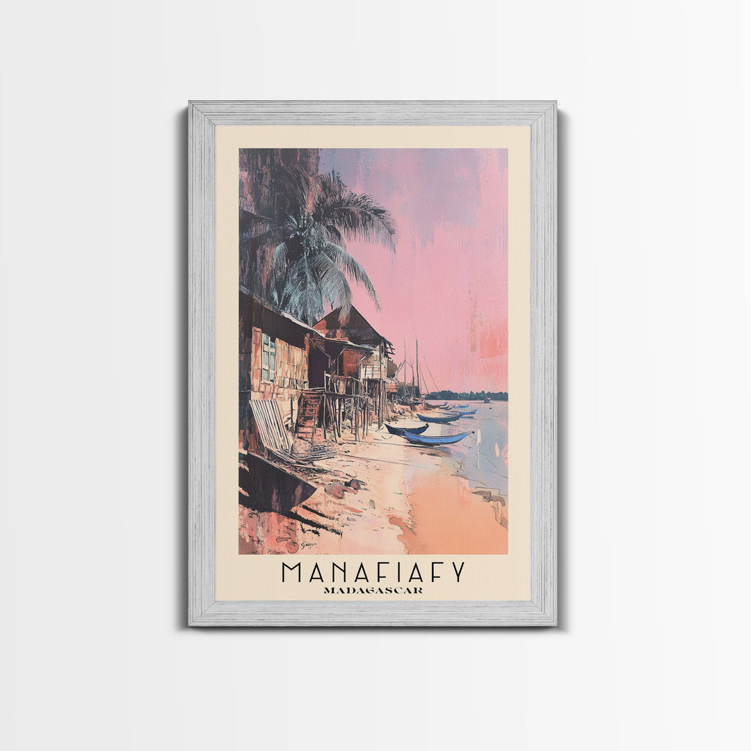 Manafiafy, Madagascar Watercolor Print, Vacation Gift, Madagascar Wall Art, Vacation Wall Art, Vacatation Memories, Beach Decor, Beach Or Lakehouse Art