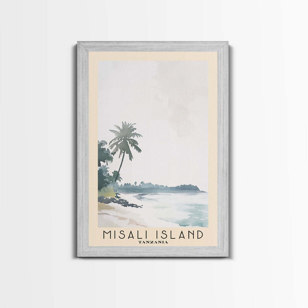 Misali Island, Tanzania Watercolor Print, Vacation Gift, Tanzania Wall Art, Vacation Wall Art, Vacatation Memories, Beach Decor, Beach Or Lakehouse Art