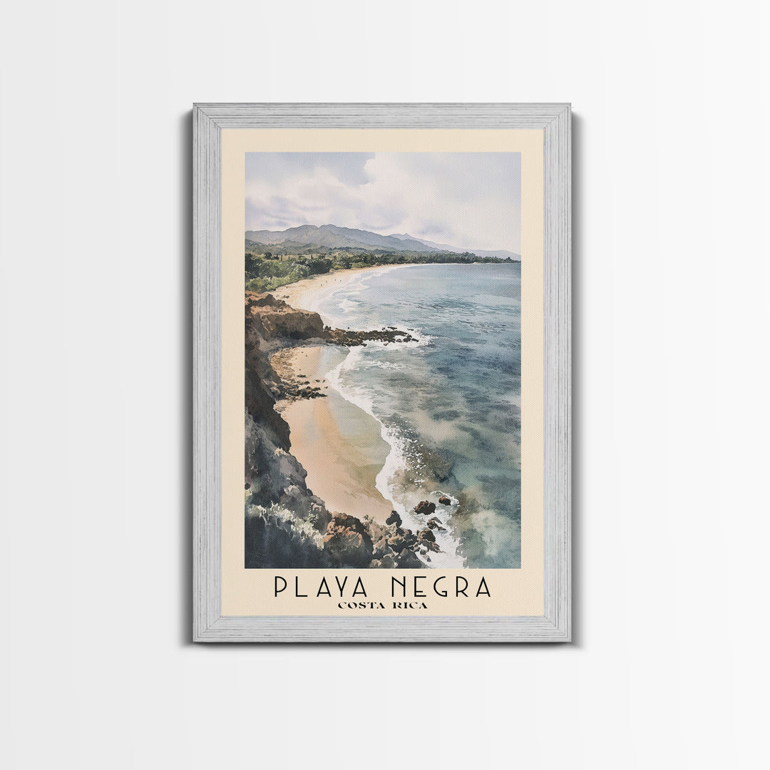 Playa Negra, Costa Rica Watercolor Print, Vacation Gift, Costa Rica Wall Art, Vacation Wall Art, Vacatation Memories, Beach Decor, Beach Or Lakehouse Art