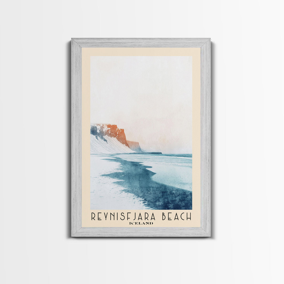 Reynisfjara Beach, Iceland Watercolor Print, Vacation Gift, Iceland Wall Art, Beach Painting, Beach Decor, Beach Or Lakehouse Art