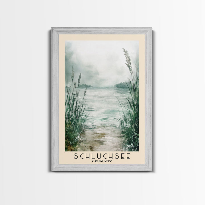 Schluchsee, Germany Watercolor Print, Vacation Gift, Germany Wall Art, Beach Painting, Beach Decor, Beach Or Lakehouse Art