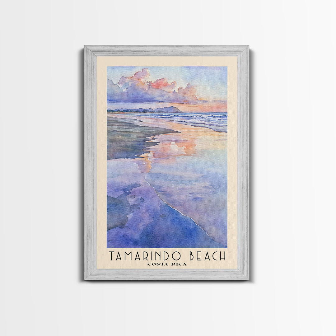 Tamarindo Beach, Costa Rica Watercolor Print, Vacation Gift, Costa Rica Wall Art, Vacation Wall Art, Vacatation Memories, Beach Decor, Beach Or Lakehouse Art