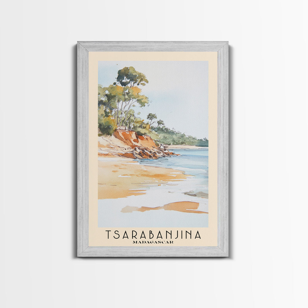 Tsarabanjina, Madagascar Watercolor Print, Vacation Gift, Madagascar Wall Art, Vacation Wall Art, Vacatation Memories, Beach Decor, Beach Or Lakehouse Art