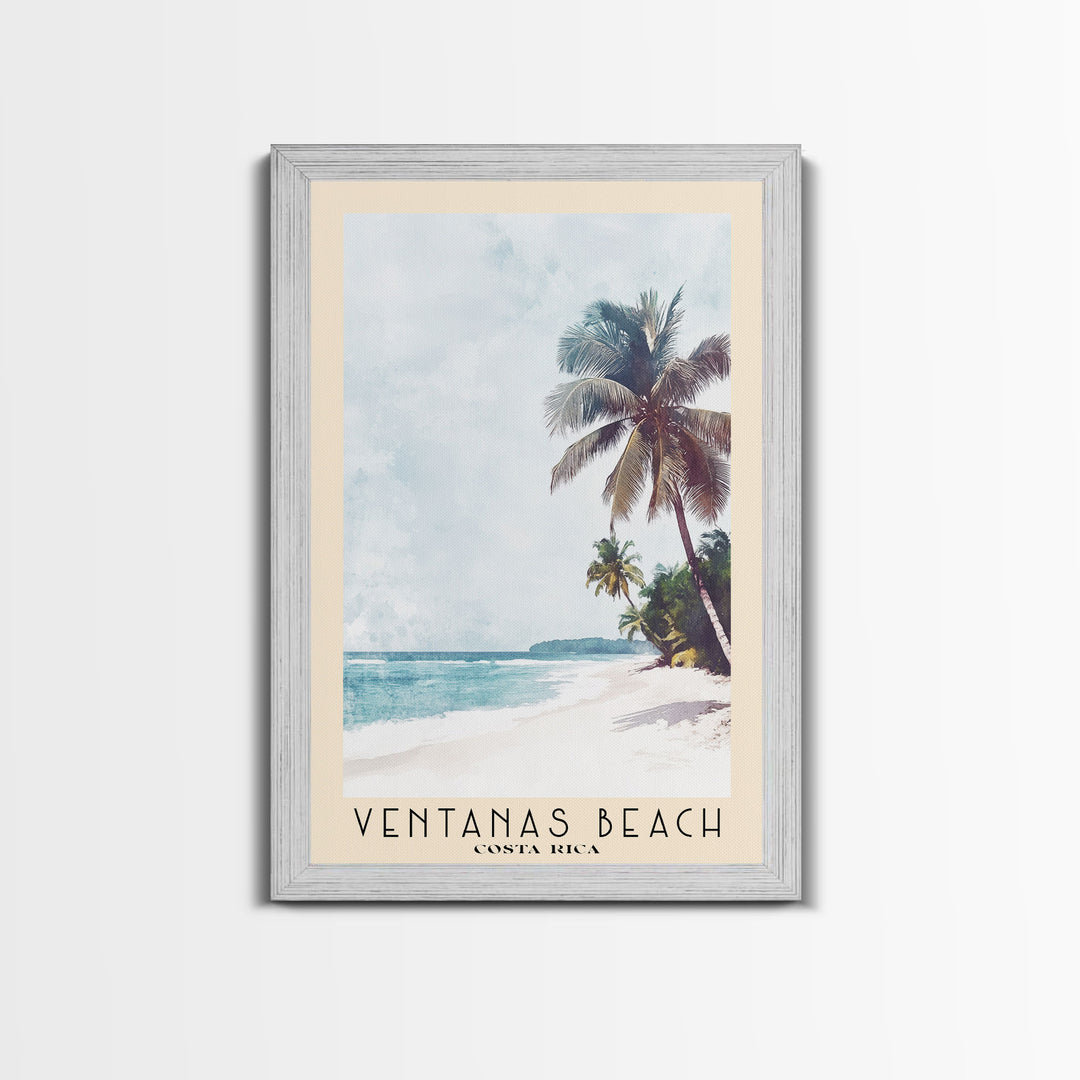 Ventanas Beach, Costa Rica Watercolor Print, Vacation Gift, Costa Rica Wall Art, Beach Painting, Beach Decor, Beach Or Lakehouse Art