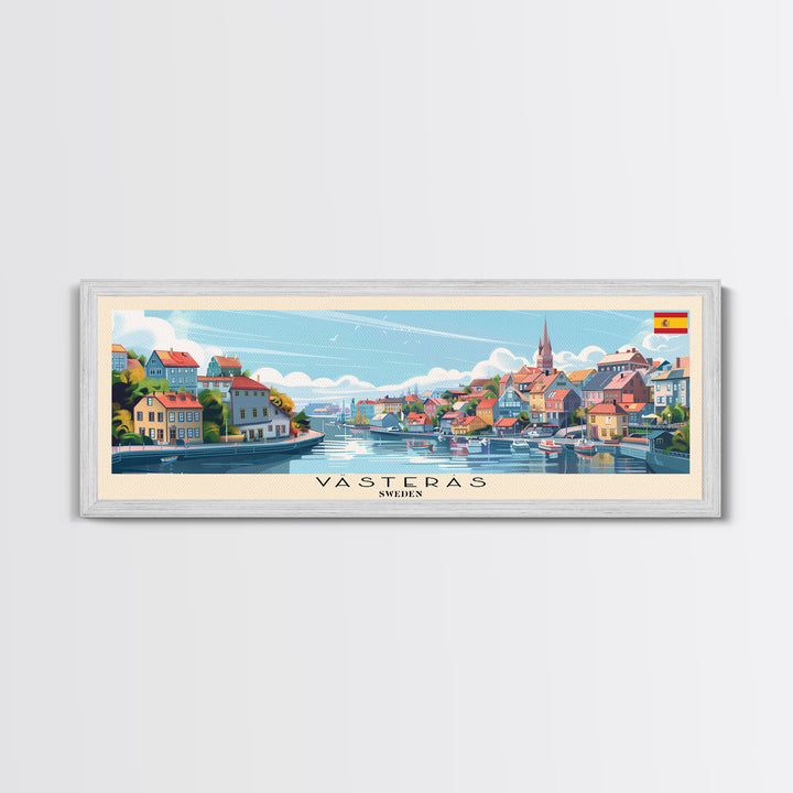 Vranje Serbia Wall Art, Panoramic Travel Poster, Panoramic Framed Canvas Print, City Wall Art, Wall Hanging Home Decor, Travel Art