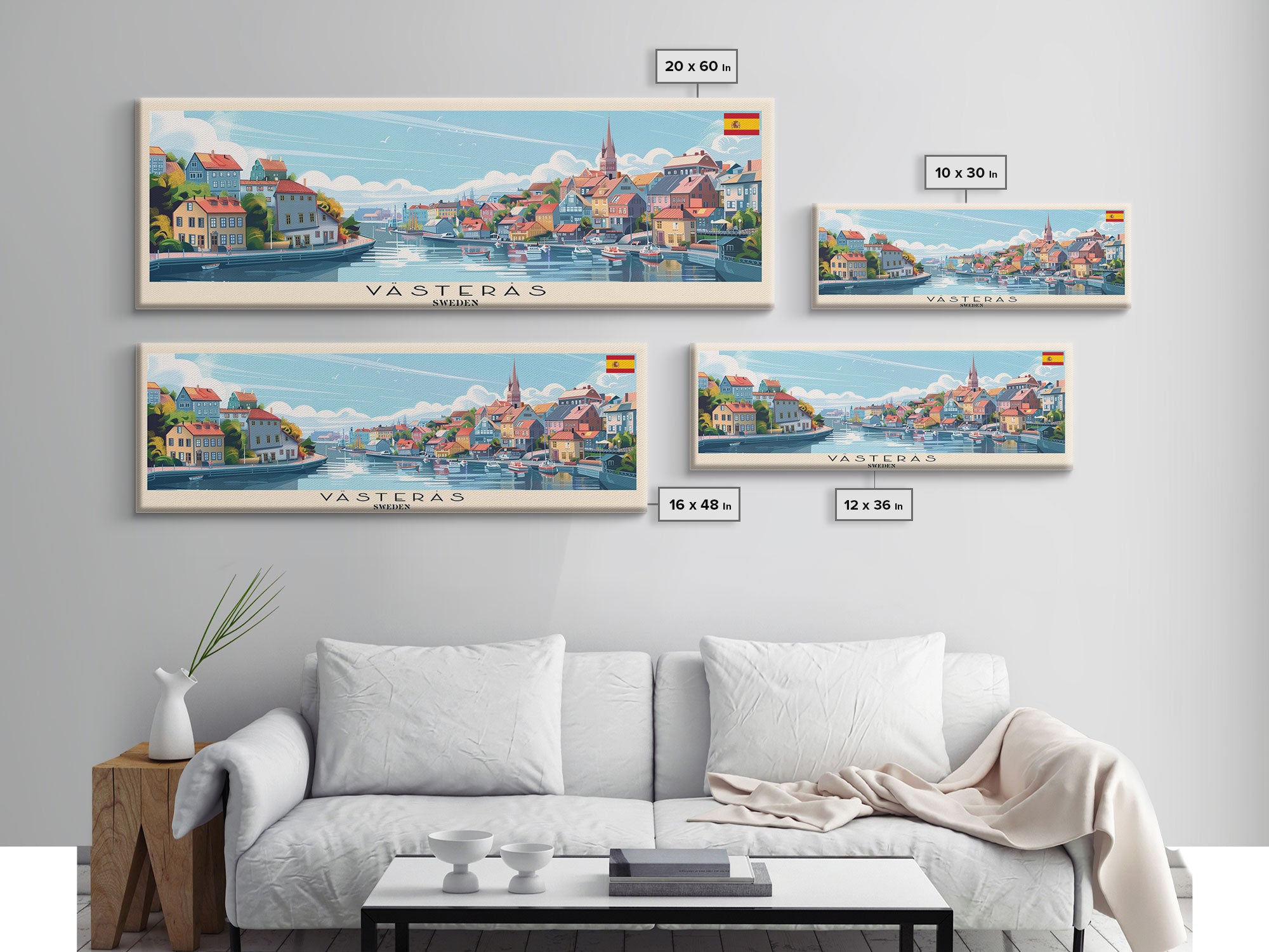 Vranje Serbia Wall Art, Panoramic Travel Poster, Panoramic Framed Canvas Print, City Wall Art, Wall Hanging Home Decor, Travel Art