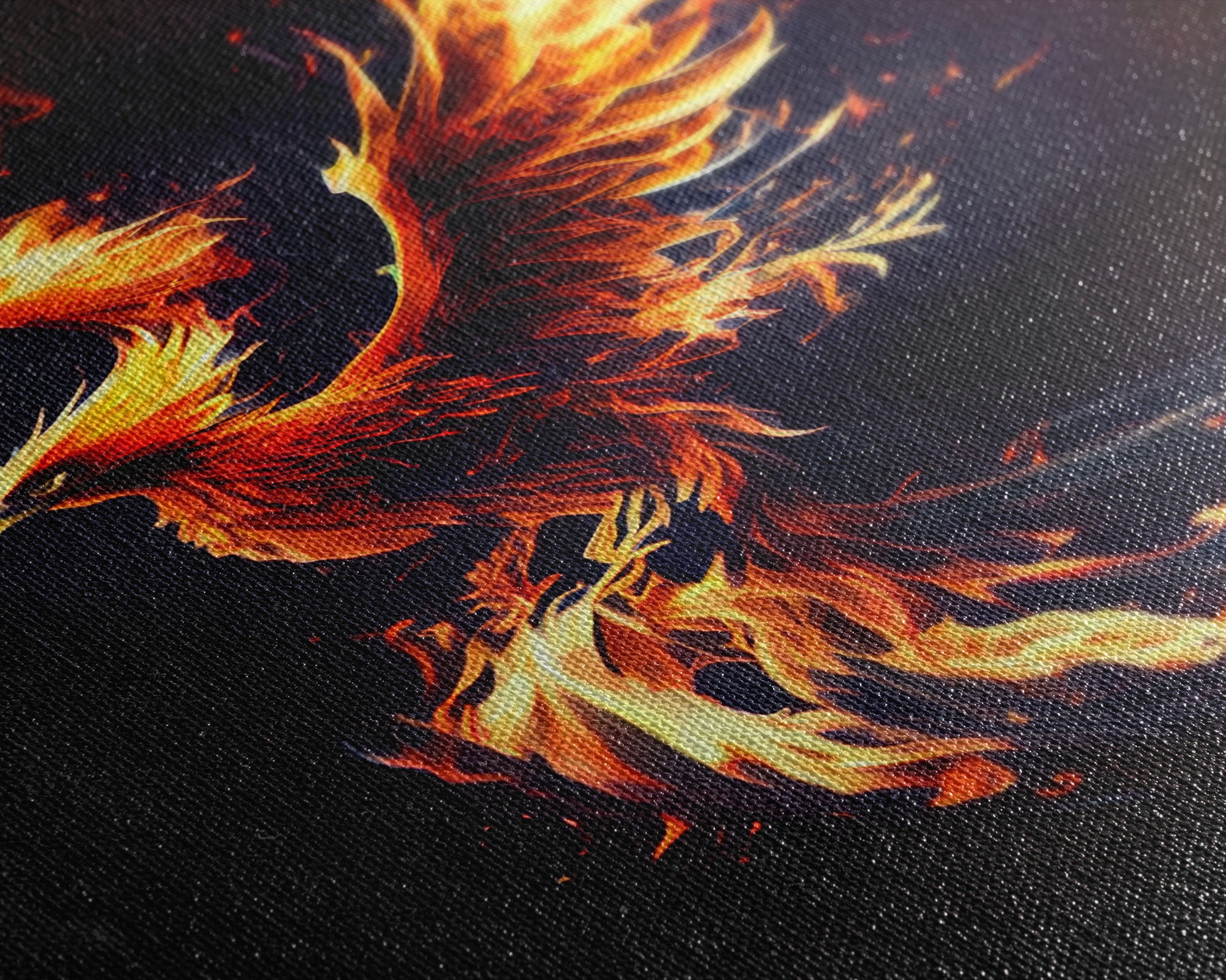 Canvas Print Of "The Phoenix" - Rebirth Art - Framed Canvas Art - Framed Wall Art