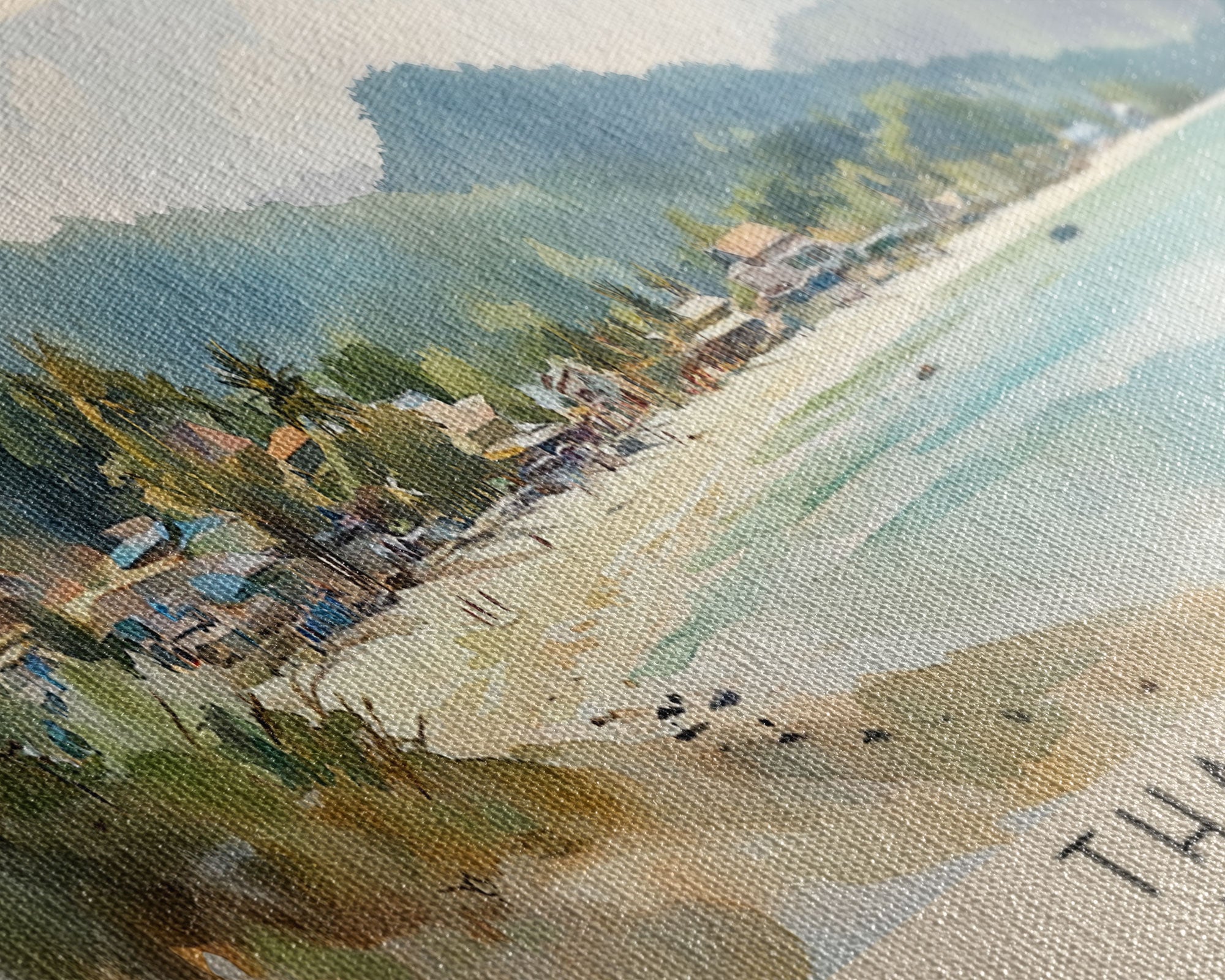 Thailand, Haad Rin, Ko Pha Ngan Watercolor Print, Vacation Gift, Haad Rin, Ko Pha Ngan Wall Art, Beach Painting, Beach Decor, Beach Or Lakehouse Art