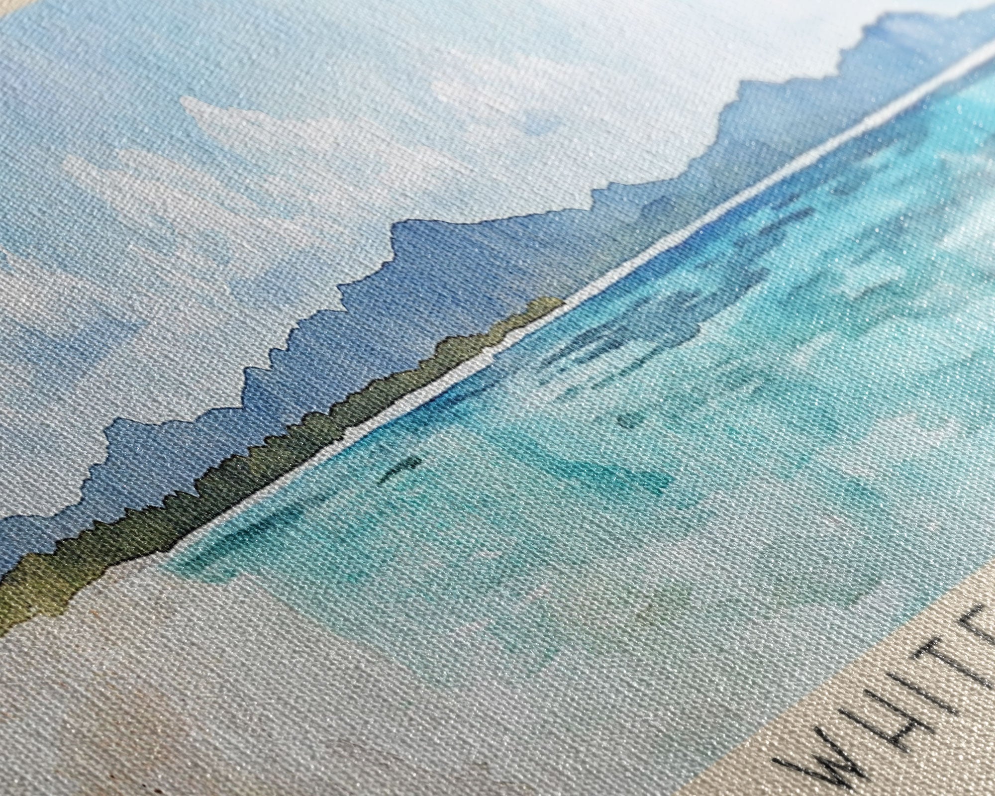 White Island, Philippines Watercolor Print, Vacation Gift, Philippines Wall Art, Vacation Wall Art, Vacatation Memories, Beach Decor, Beach Or Lakehouse Art