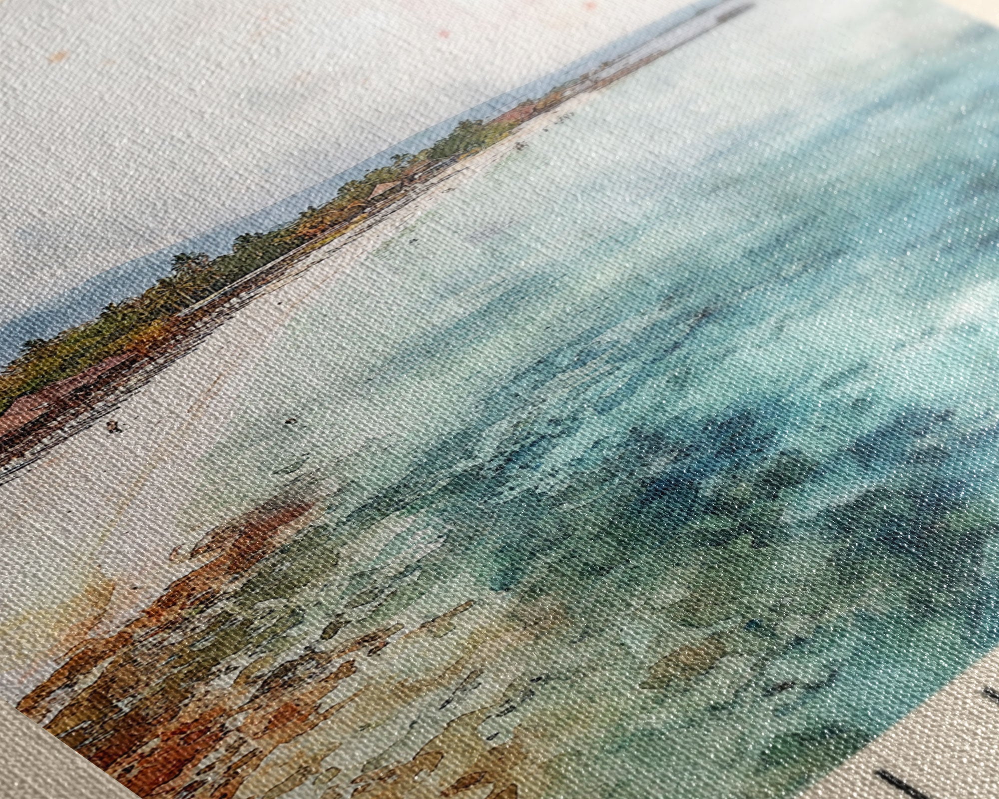 Gili Islands, Indonesia Watercolor Beach Print, Vacation Gift, Indonesia Wall Art, Beach Painting, Beach Decor, Beach Painting