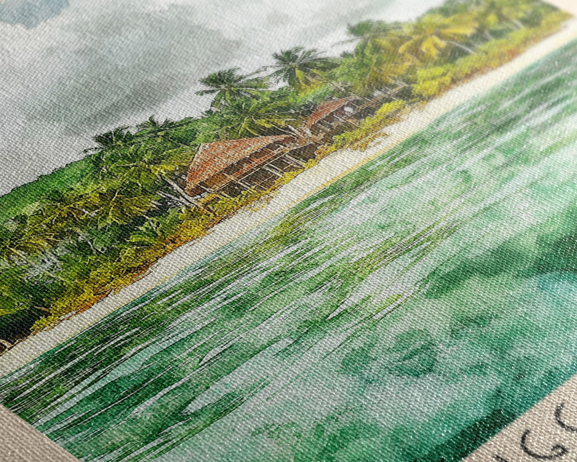 Kalanggaman Island, Philippines Watercolor Print, Vacation Gift, Philippines Wall Art, Vacation Wall Art, Vacatation Memories, Beach Decor, Beach Or Lakehouse Art