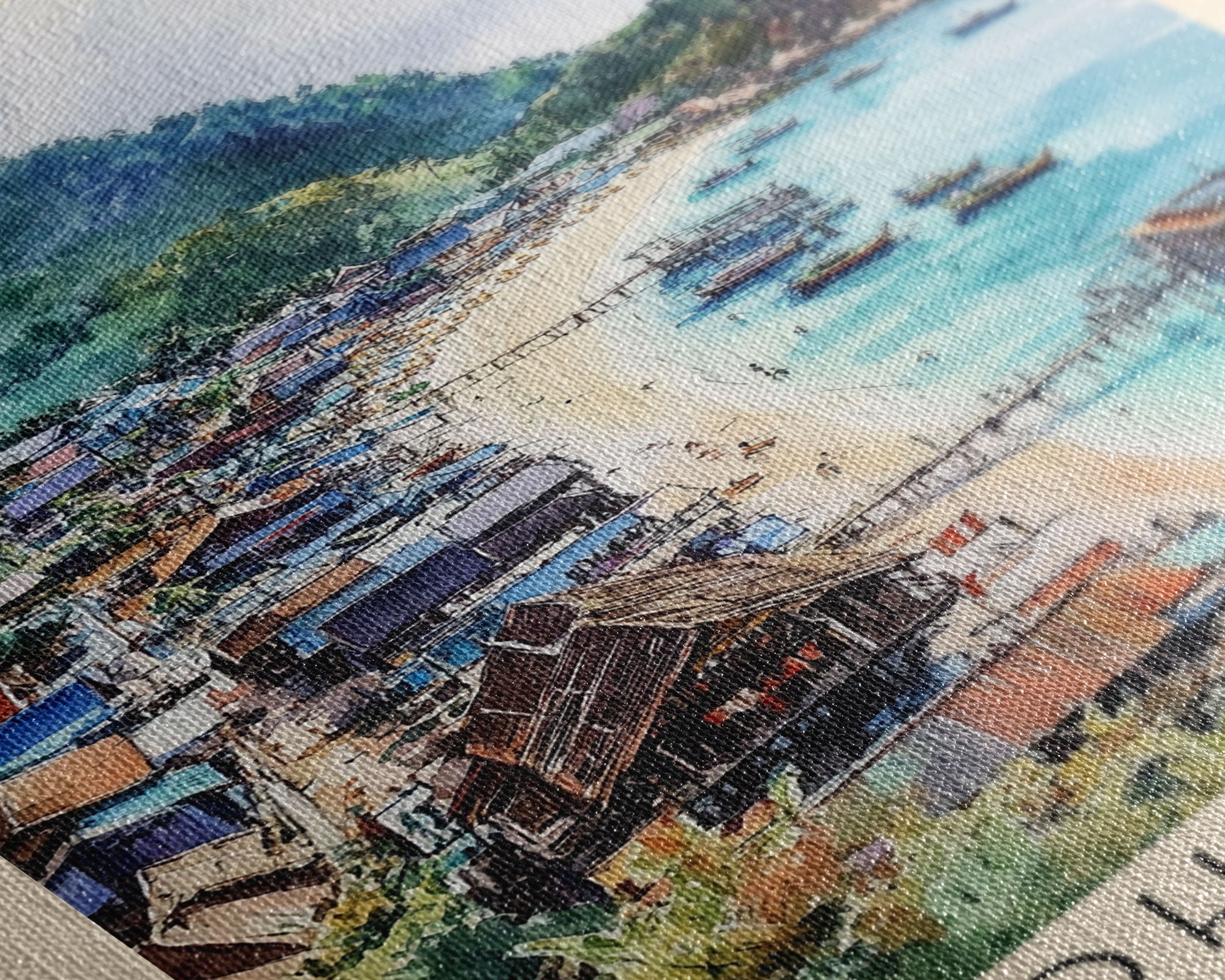 Koh Chang, Thailand Watercolor Print, Vacation Gift, Thailand Wall Art, Vacation Wall Art, Vacatation Memories, Beach Decor, Beach Or Lakehouse Art