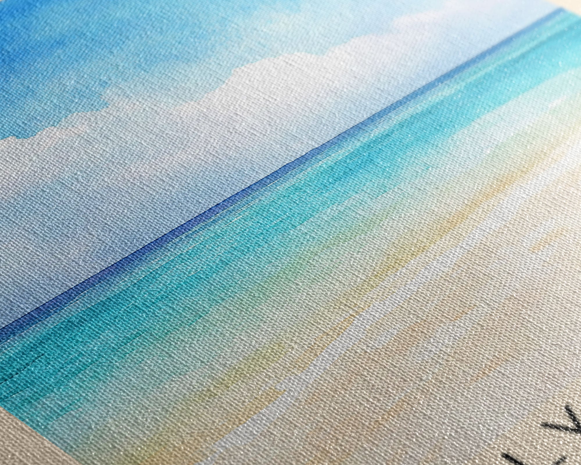 Lily Beach, Maldives Watercolor Beach Print, Vacation Gift, Maldives Wall Art, Beach Painting, Beach Decor, Beach Painting