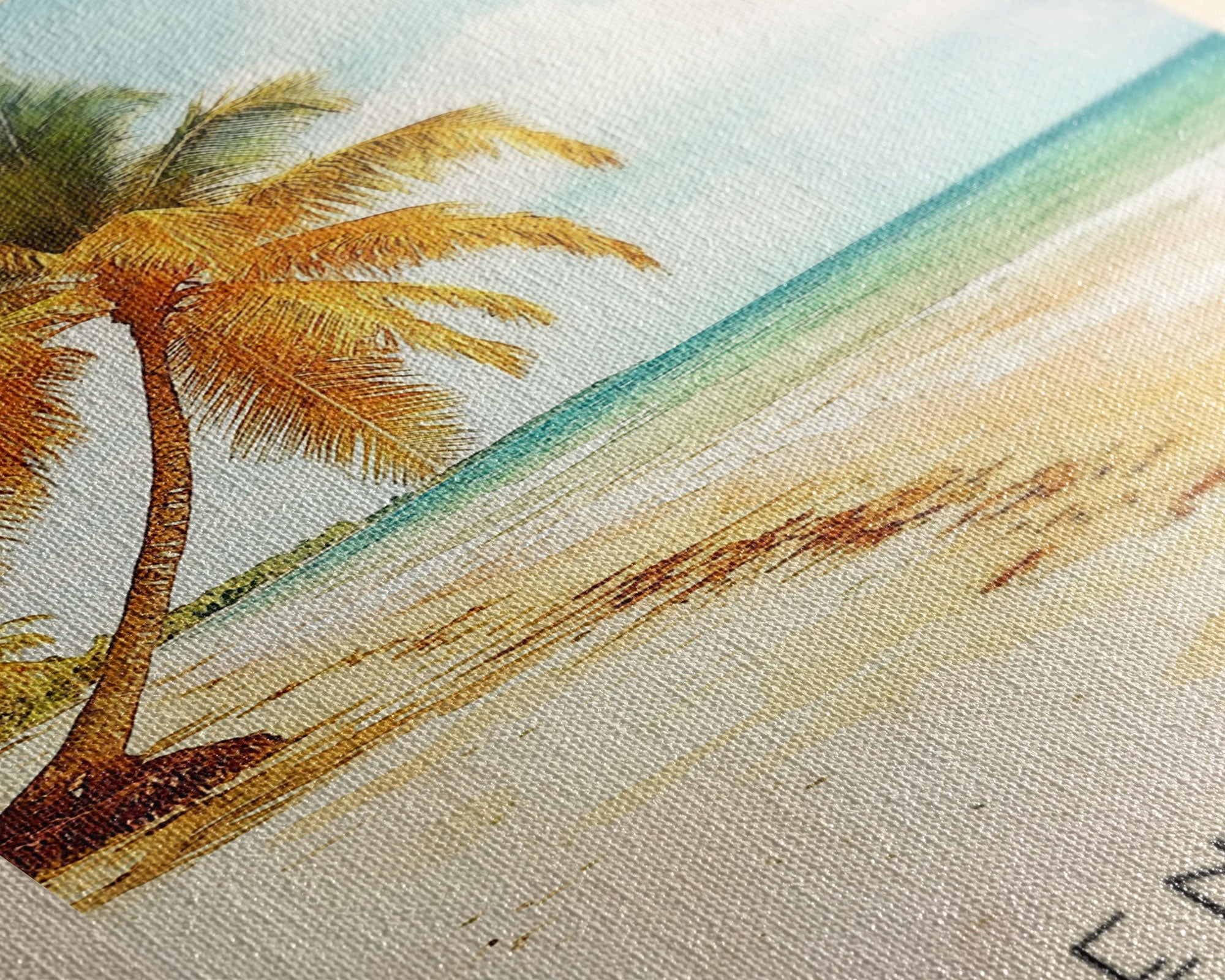 Placencia Beach, Belize Watercolor Print, Vacation Gift, Belize Wall Art, Beach Painting, Beach Decor, Beach Or Lakehouse Art