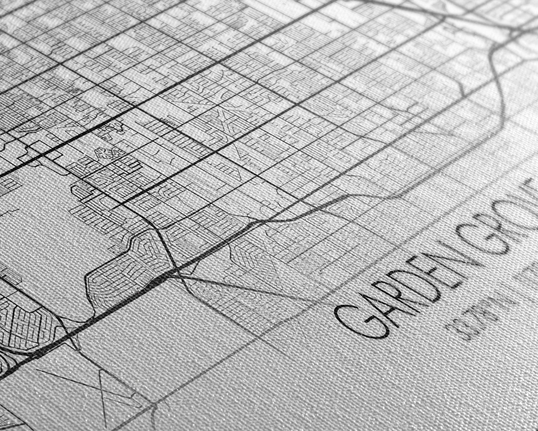 Garden Grove City Map, Texas Map, Map Art, Minimalist Art, Wall Art, Canvas Art, Farmhouse Wall Art, Hunting Décor, College Apartment Art