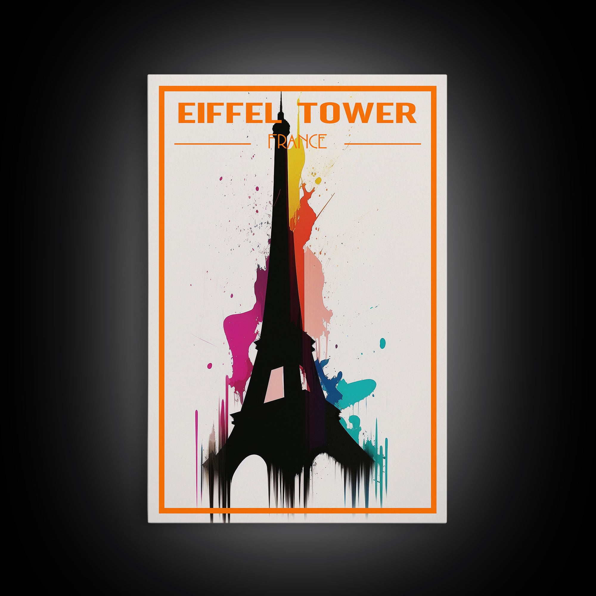 France Travel Poster, Eiffel Tower Wall Art, Paris, Europe Wall Art, Travel Wall Print, Travel Poster, Travel Wall Art, Canvas Wall Print