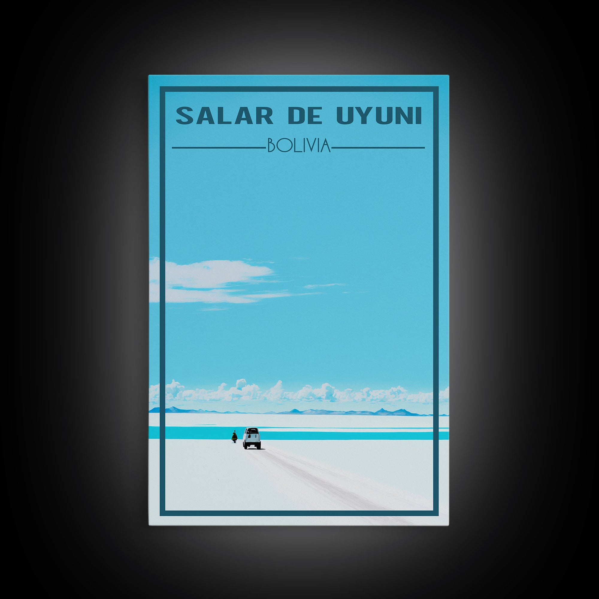 Salar De Uyuni Wall Art, Bolivia Poster, South America Wall Print, Travel Wall Print, Travel Poster, Travel Wall Art, Canvas Wall Print