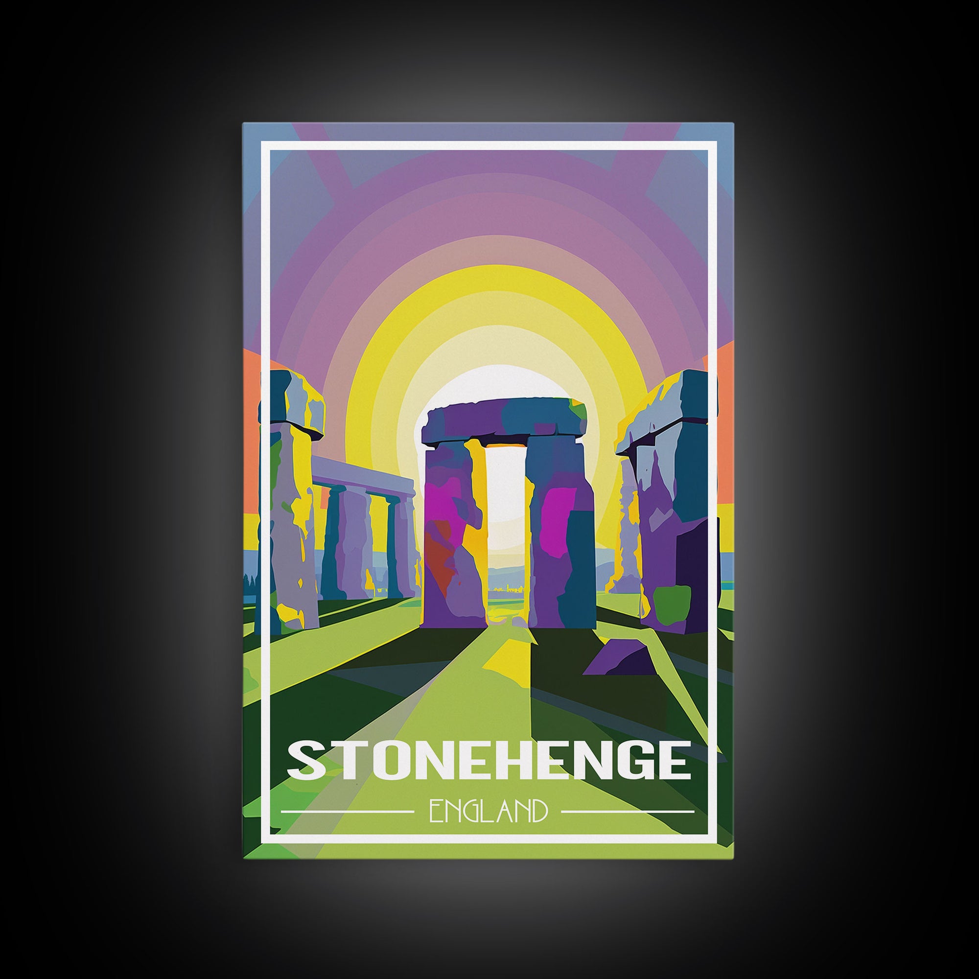 England Wall Art, Stonehenge Poster, Europe Wall Print, England Poster, Travel Wall Print, Travel Poster, Travel Wall Art, Canvas Wall Print