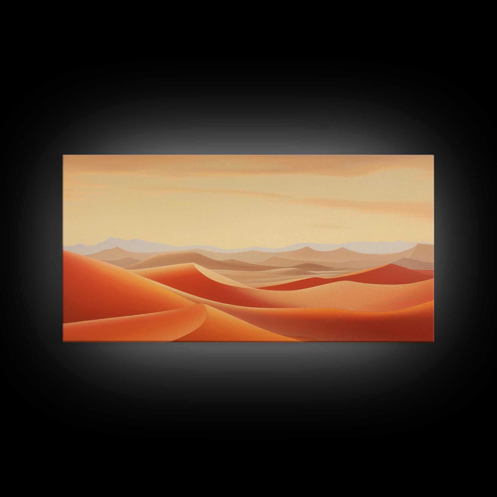 Desert Art, Sand Dune Wall Art, Desert Art Print, Panoramic Art, Wall Art, Canvas Art, Landscape Art, Landscape Print, Travel Art Print