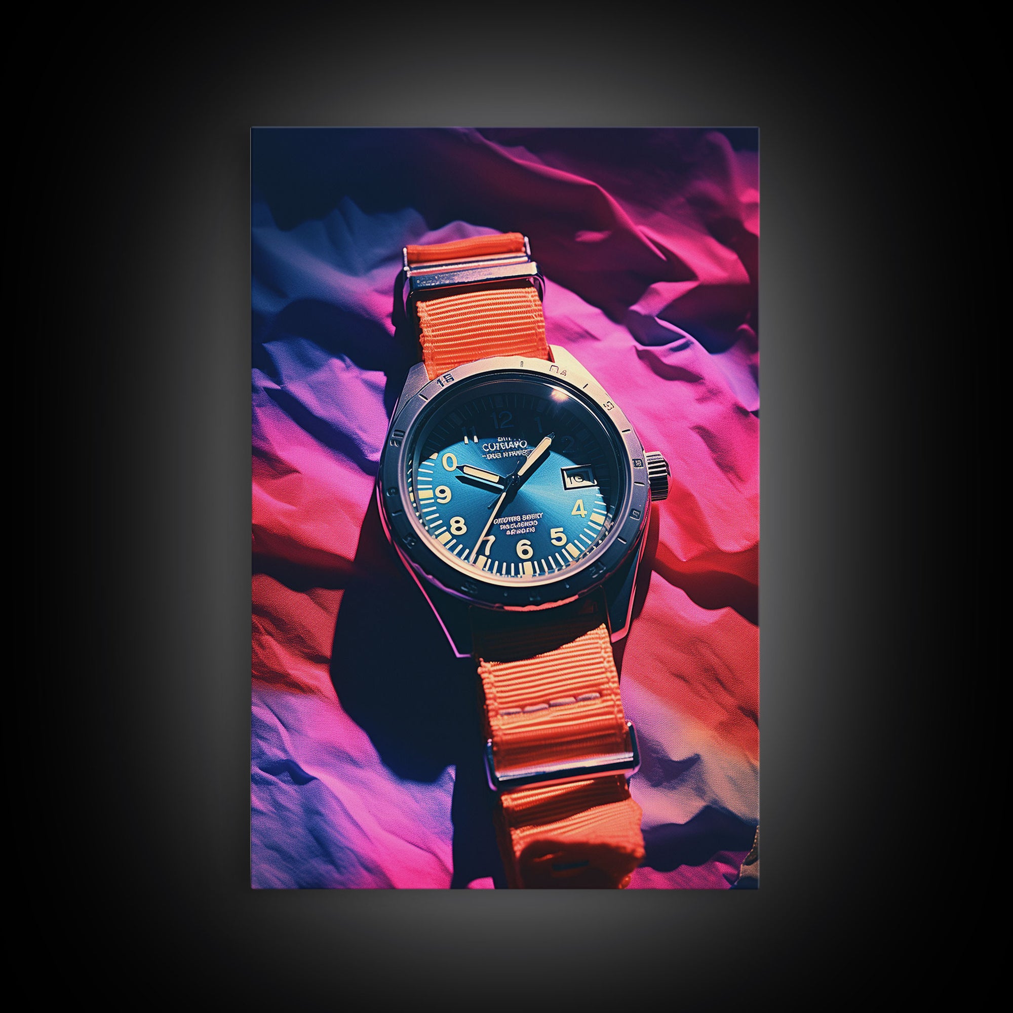 Wristwatch, Modern Wall Art, Wrist Watch, Canvas Print, Wall Hanging, Portrait Art, College Dorm Decor, Gift For The Home, Entryway Prints