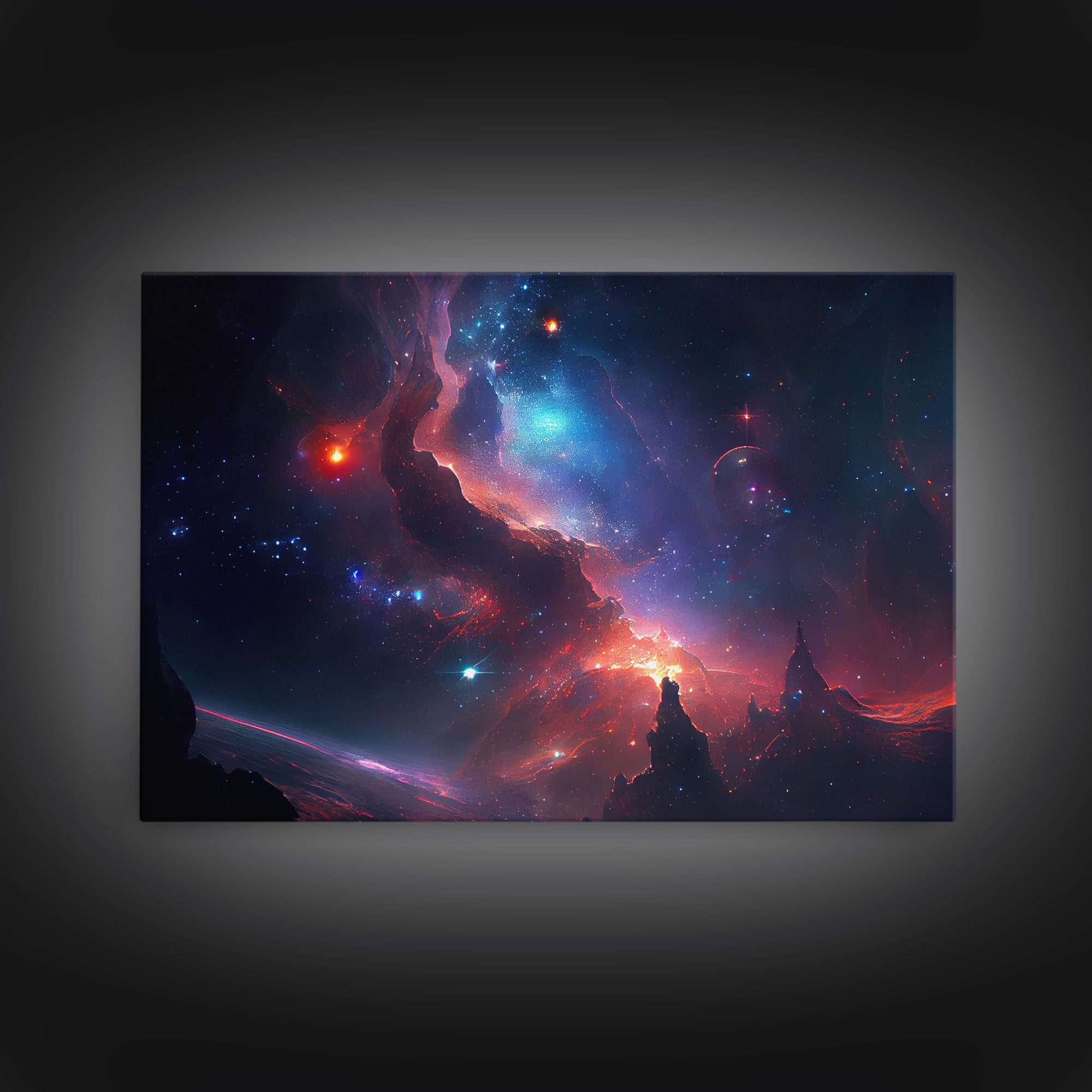 Galaxy Space Stars Universe Fine Art Print, Wall Art Print, Wall Poster, Wall Décor