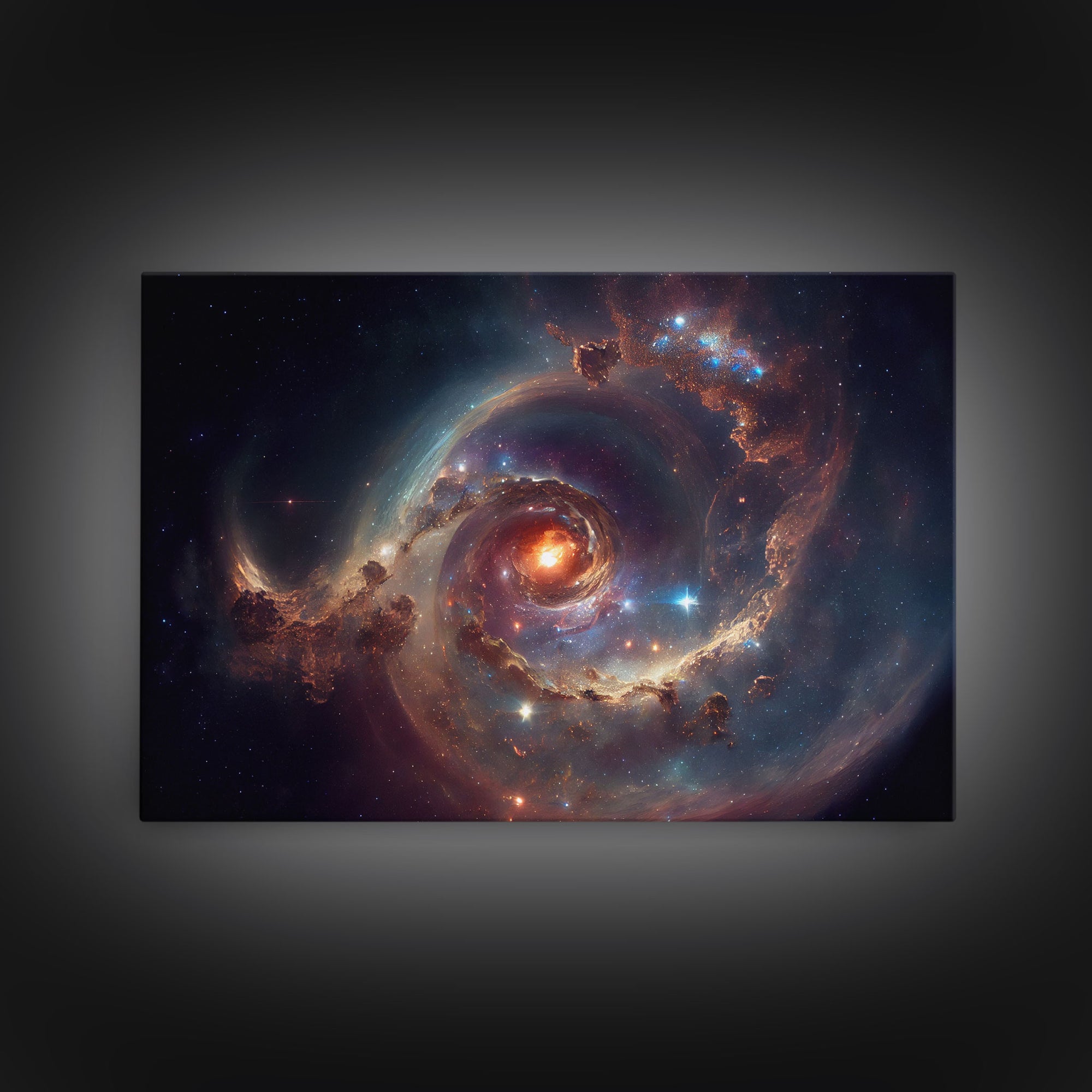 Galaxy Solar System Stars Swirl Space Fine Art Print, Wall Art Print, Wall Poster, Wall Décor