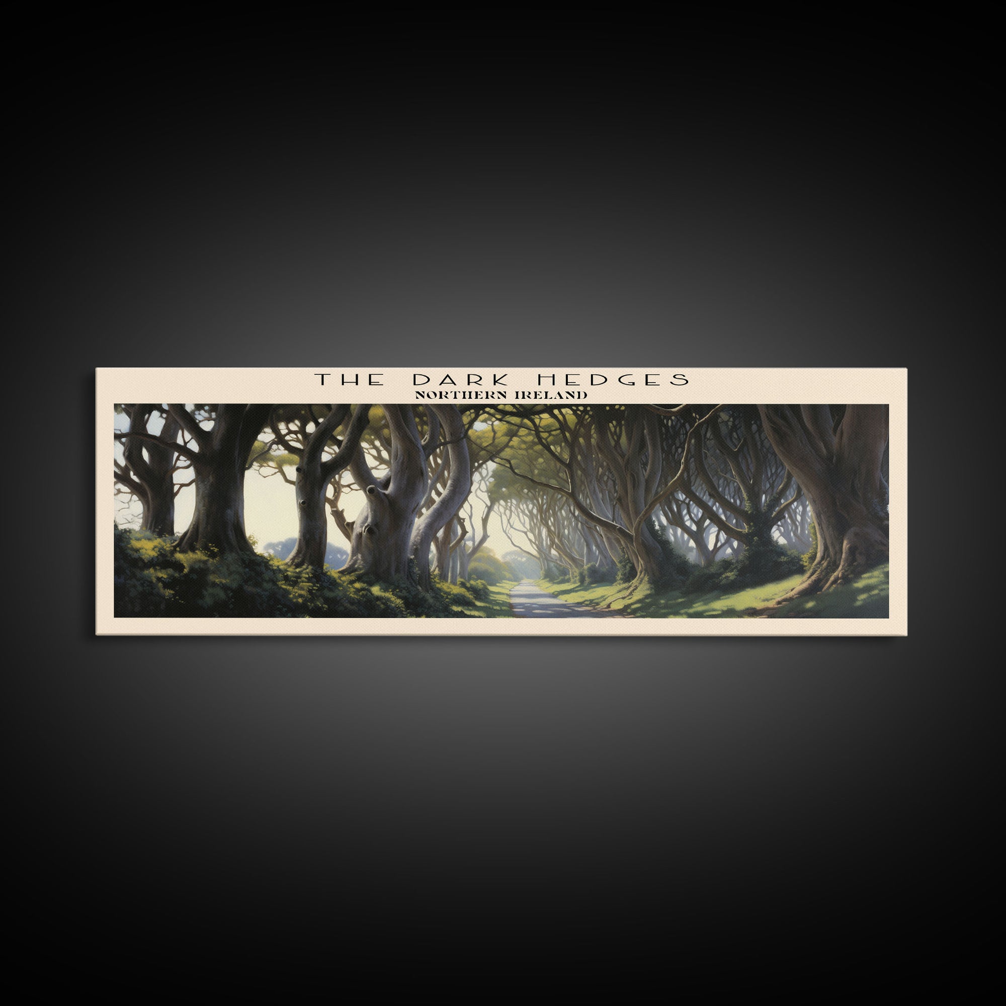 The Dark Hedges Wall Art Travel Poster Print, Gift For Travel Lover, Vacation Gift, COUNTRY Wall Art, Home Decor, Original Art