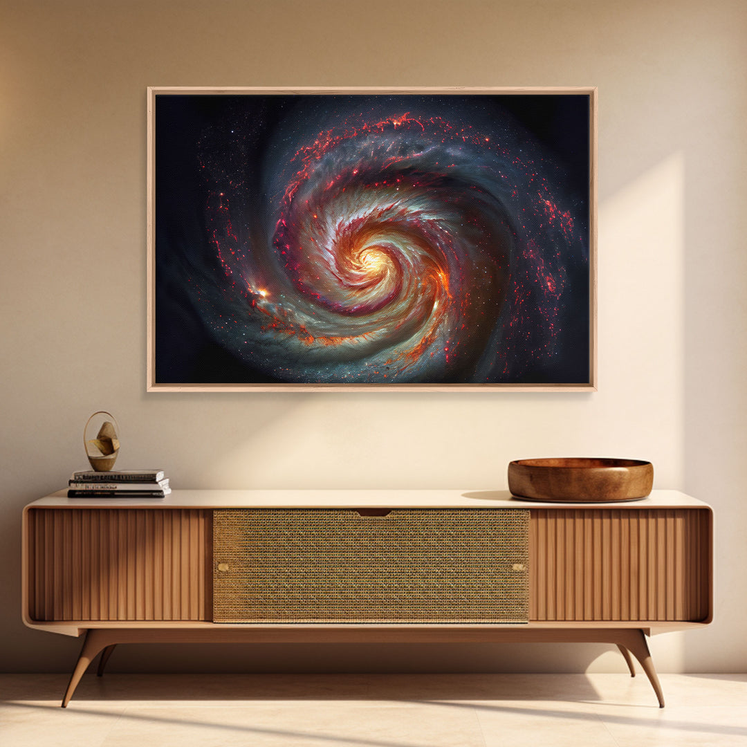 Nebula Supernova Space Swirl Of Stars Fine Art Print, Wall Art Print, Wall Poster, Wall Décor