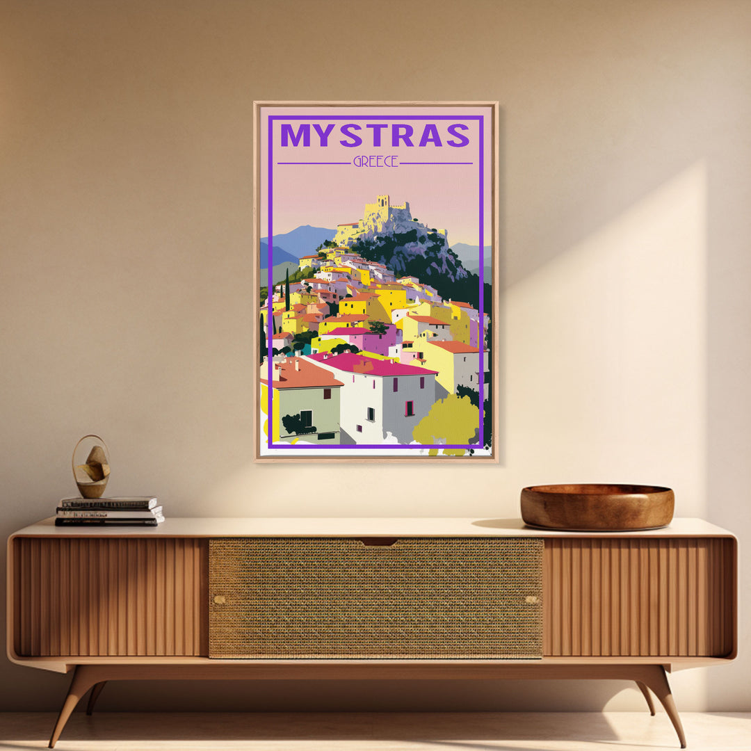 Mystras Wall Print, Greece Wall Art, Greece Prints, Europe Wall Print, Travel Wall Print, Travel Poster, Travel Wall Art, Canvas Wall Print