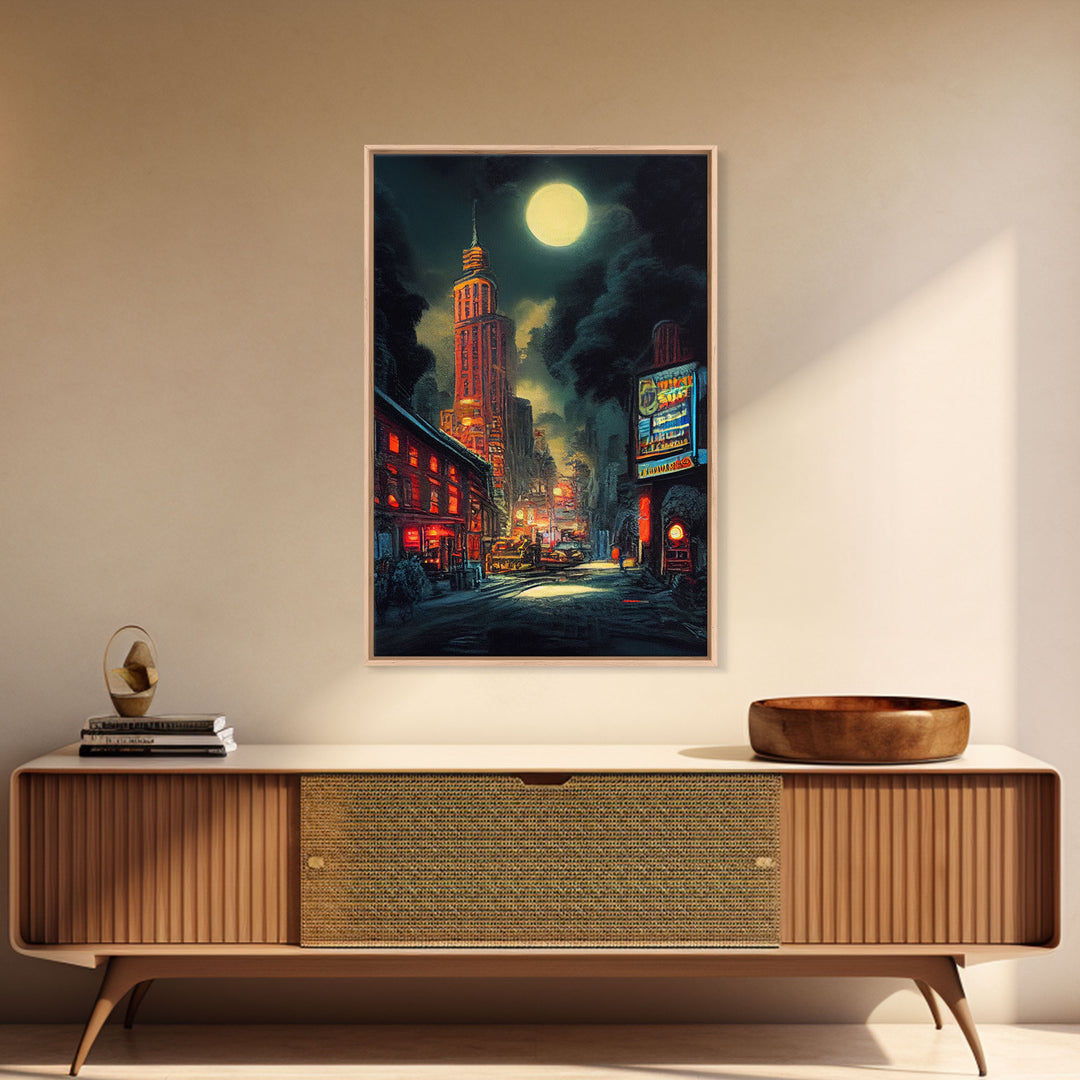 Early 20th century NYC wall art, canvas print, historic New York City wall art