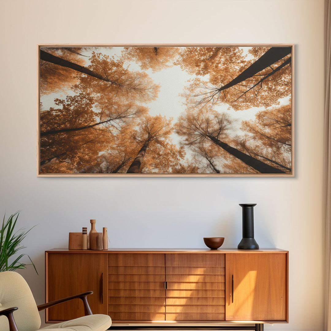 Forest Art, Trees Wall Art, Fall Art Print, Panoramic Art, Wall Art, Canvas Art, Landscape Art, Wall Art Prints, Entryway Prints, RV Decor