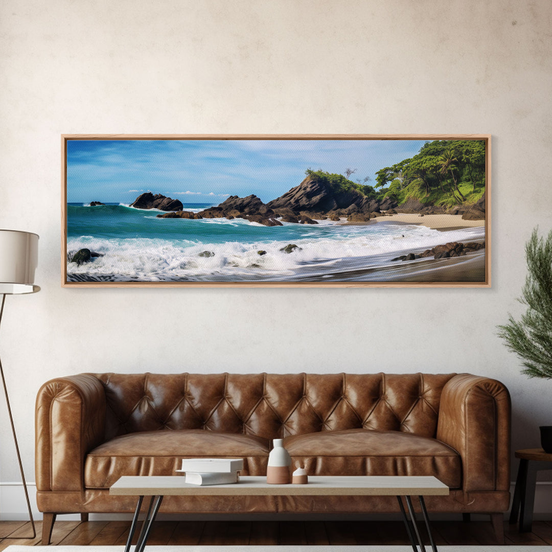 Panoramic of the Beaches of Costa Rica, Extra Large Wall Art, Panoramic Wall Art, Panoramic Print, Landscape Photography, Landscape Print