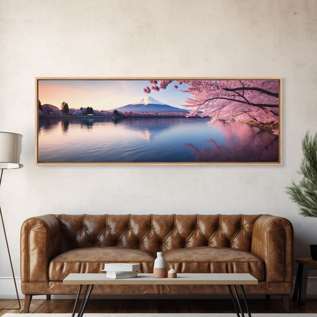 Panoramic Print of Mount Fuji Japan Extra Large Wall Art, Panoramic Wall Art, Panoramic Landscape Print, Landscape Photography