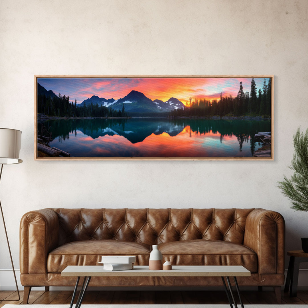 Panoramic Print of North Cascades National Park Extra Large Wall Art, Panoramic Wall Art, Panoramic Landscape Print, Landscape Photography