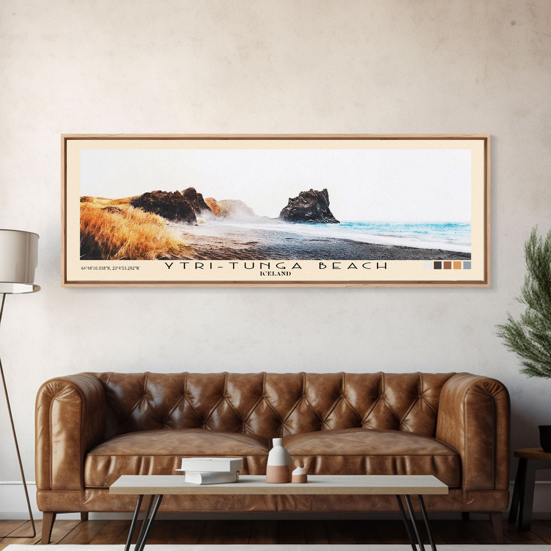 Ytri-Tunga Beach, Iceland Watercolor Print, Vacation Gift, Iceland Wall Art, Vacation Wall Art, Vacatation Memories, Beach Decor, Beach Or Lakehouse Art