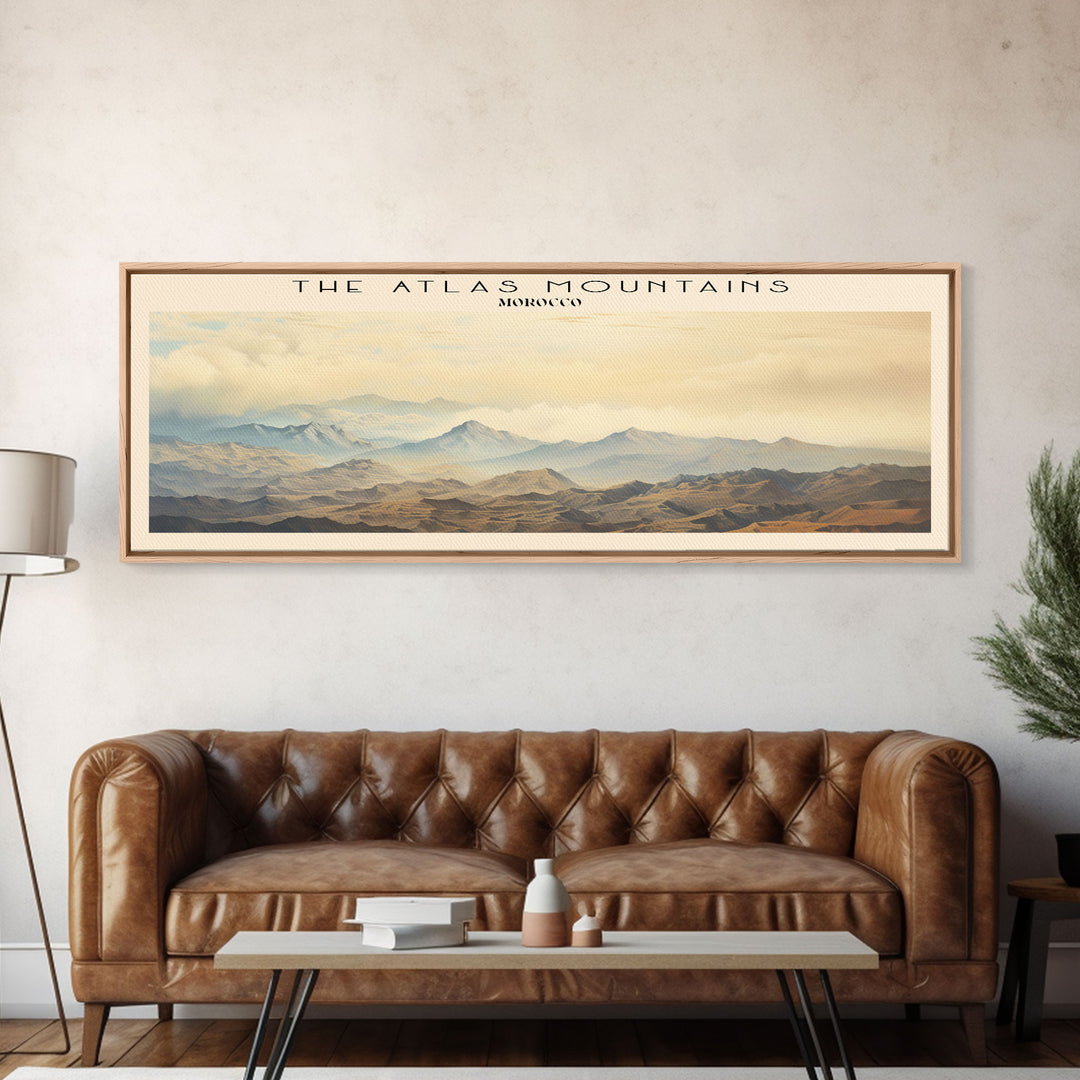 The Atlas Mountains Wall Art Travel Poster Print, Gift For Travel Lover, Vacation Gift, COUNTRY Wall Art, Home Decor, Original Art