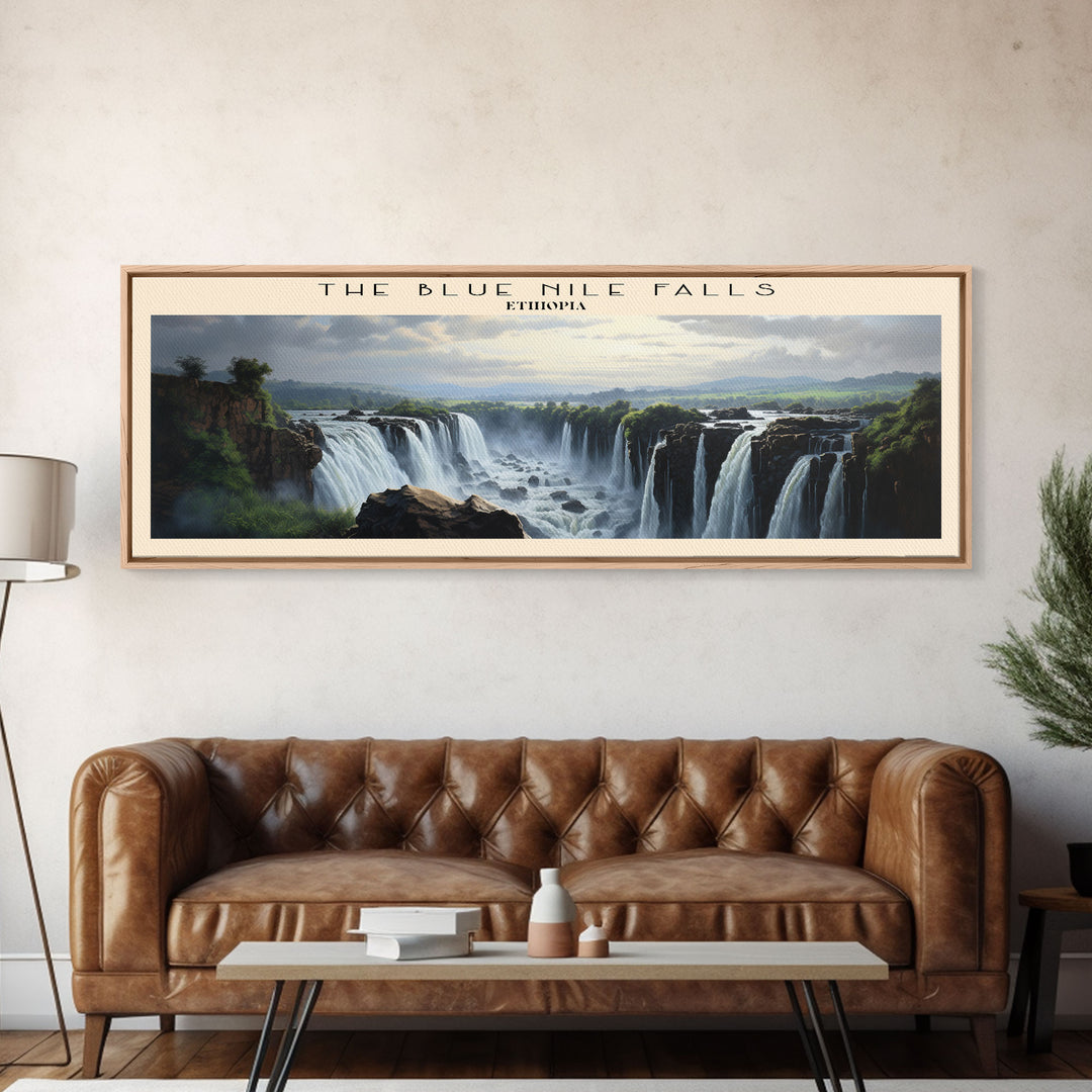 The Blue Nile Falls Wall Art Travel Poster Print, Gift For Travel Lover, Vacation Gift, COUNTRY Wall Art, Home Decor, Original Art